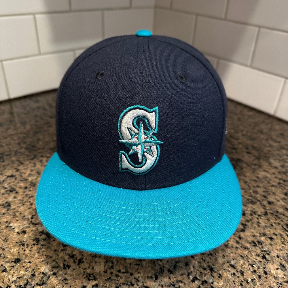 Seattle Mariners New Era 59FIFTY Hat 7 3/8 On Field Fitted MLB